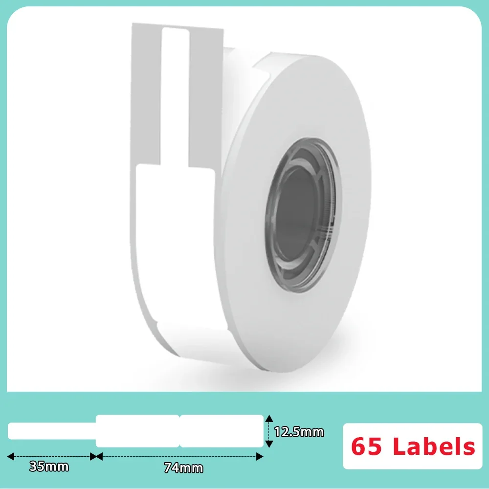 1Roll Phomemo Q30 D30 D32 D35 Adhesive Label Maker Paper for Name Sticker Thermal Rolls Ticket Self-Cut Tag Note FOR Q32 Q35