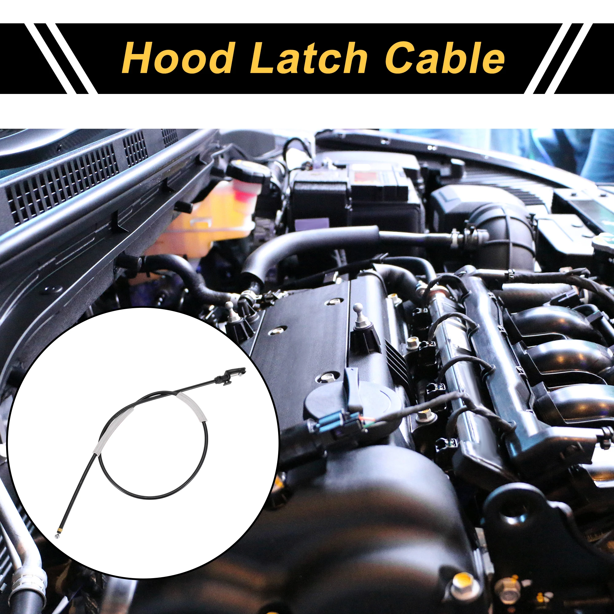 

UXCELL Трос открывания капота No 7L6823531 Трос защелки капота для Volkswagen Touareg 04-10