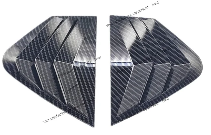 Mustang Style Quarter Window Louver Carbon Fiber Trim Fit Kia Optima K5 2011-2015