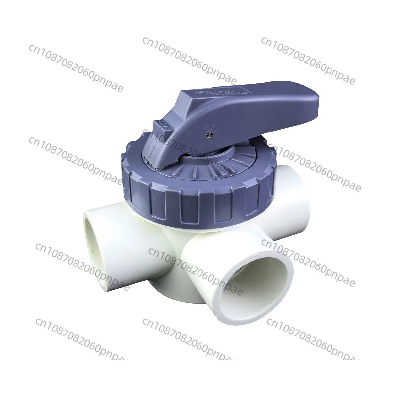 

Swimming pool PVC 3-way valve diverter valve