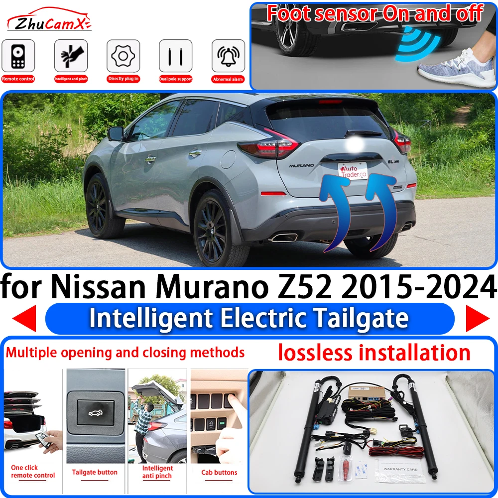 

ZhuCamX for Nissan Murano Z52 2015-2024 Power Liftgate Trunk Electric Suction Tailgate Intelligent Tail Gate Lift Strut System
