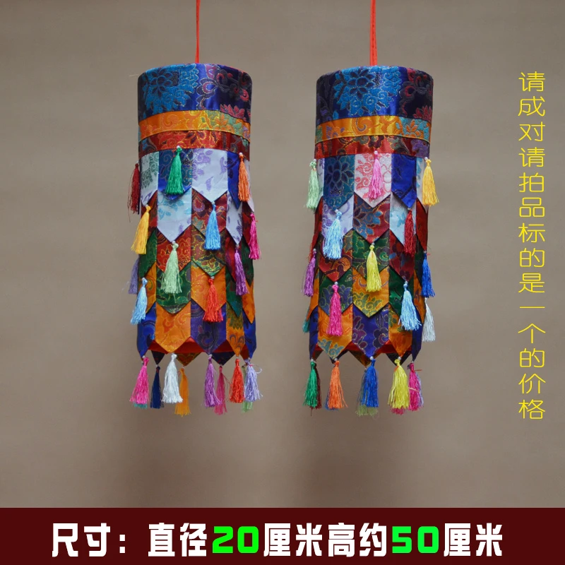 A pair 2PCS  Wholesale Buddhist supplies Buddhism HOME Sutra Hall Temple auspicious Embroidery Wall hang Victory Baochuang