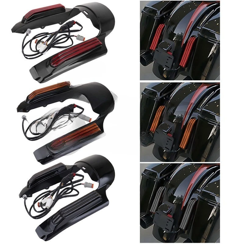 

Motorcycle Harley Glide Modified LED Rear Fender Tail Light, Travel, Street Glide