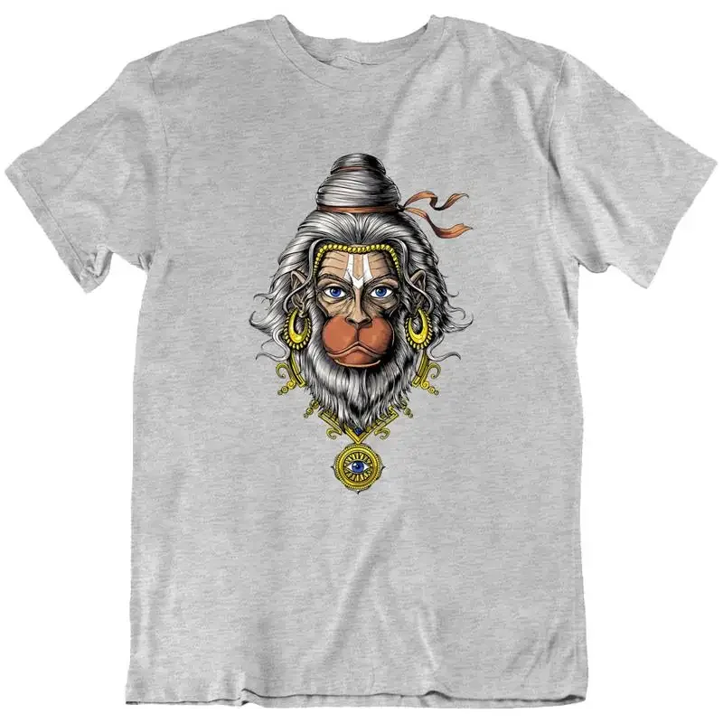 Monkey Hanuman Hindu Religion God Of Wisdom T Shirt New