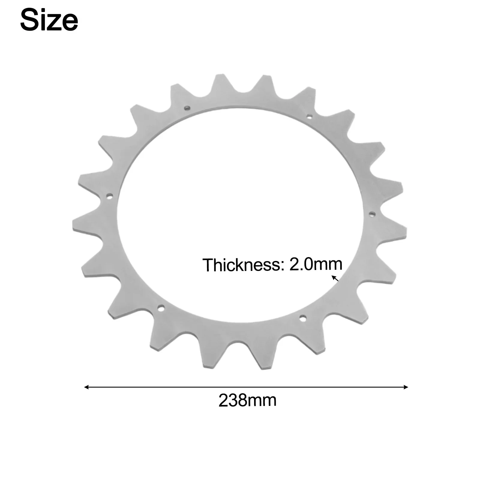 Garden Maintenance 238x2.0mm Lawn Mowing Wheels Anti-Skid Nails Enhanced Functionality Long-lasting Performance