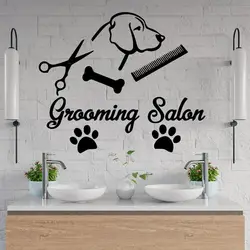Lovely Pet Dog Wall Sticker Wall Decal Sticker Home Decor for Kids Rooms Decoration Waterproof Wall Art Decal