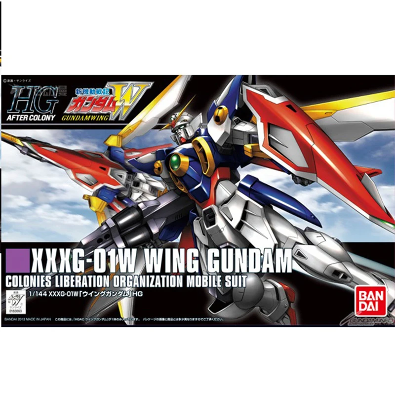 Bandai HG 1/144 Wing Zero Deathscythe Heavyarms Sandrock Shenlong Altron Gundam W Anime Figure Robot Assembly Plastic Model Kit view 5