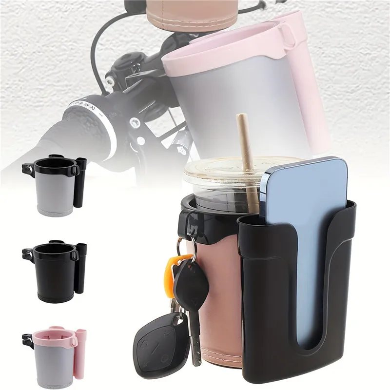 Baby Stroller Water Cup Holder With Mobile Phone Holderbottle Holderelectric Carbicycle Universal Water Bottle Holder