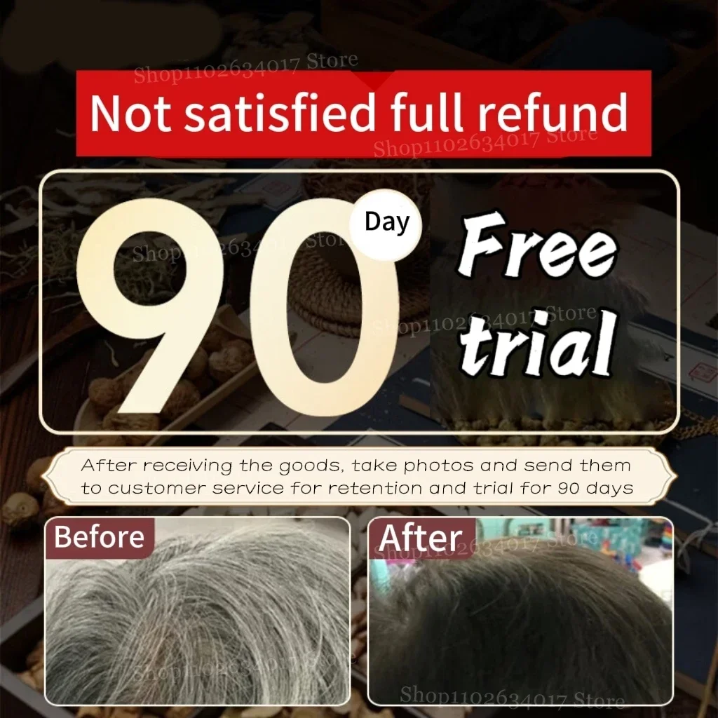 Natural Anti Gray Hair Serum | Nourishing Hair Care Remedy - Repair White & Darkening Hair