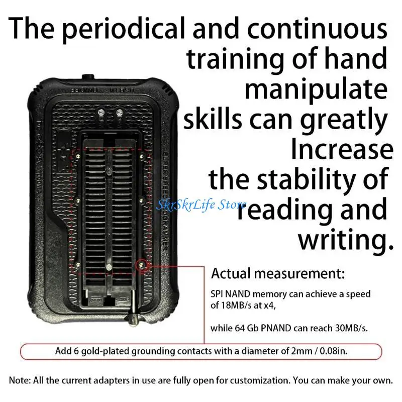 

E65E FAST T76 Programmer TSOP56 Адаптер USB3.0 Тип C Эффективное программирование чипов