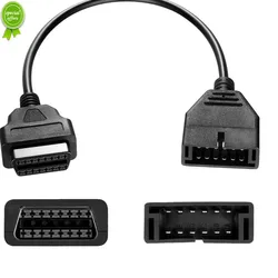 12Pin OBD1 To 16Pin OBD2 Convertor Adapter Cable For Diagnostic Scanner For Gm