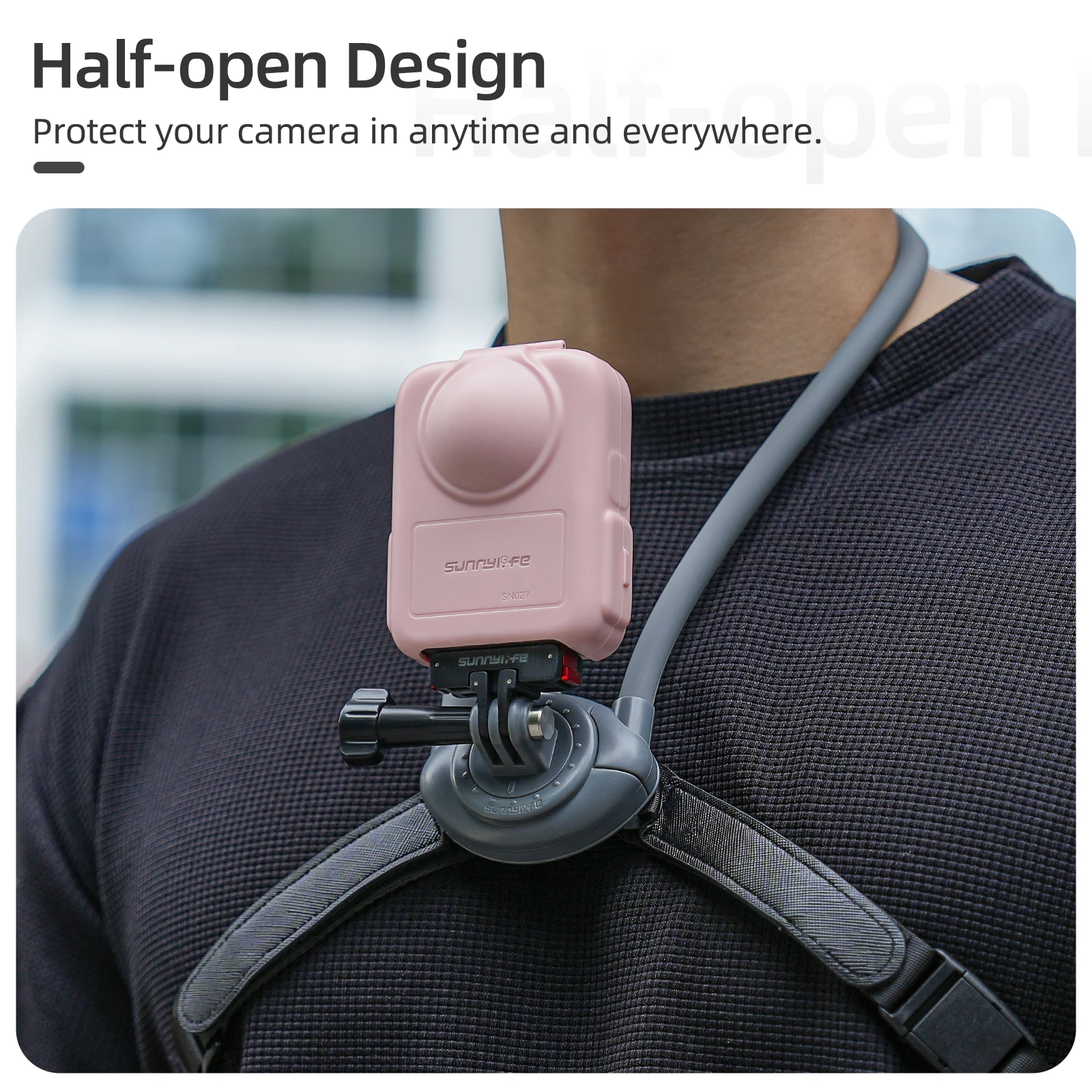 

Camera Organizer for DJI OSMO 360 Protective Cover Drop-proof Lens Screen Protective Case Black Pink Plastic