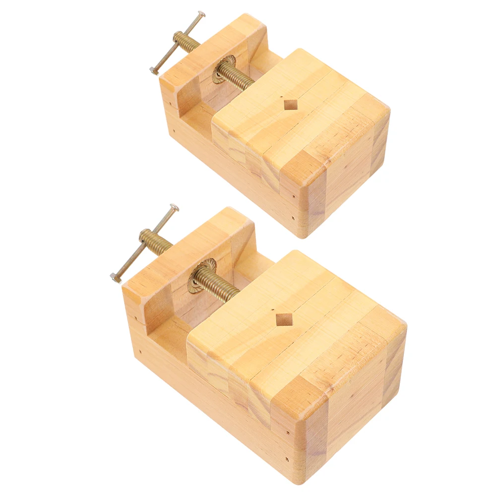 2 قطعة ختم خشبي نحت المشبك الصلبة النقش ملزمة ل ختم الحجر عقد الخط الحرفية DIY بها بنفسك أدوات حفر مقاعد البدلاء تحديد