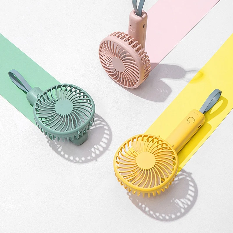 مروحة صغيرة محمولة باليد مع شحن USB ، مروحة صغيرة ، هدية لسكن المكتب ، جديدة