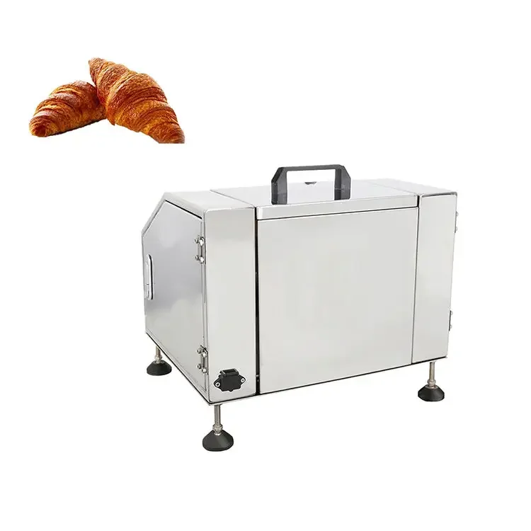 

Electric Croissant Dough Sheeter Manual Rolling Machine Small Grain Processing Making Machinery