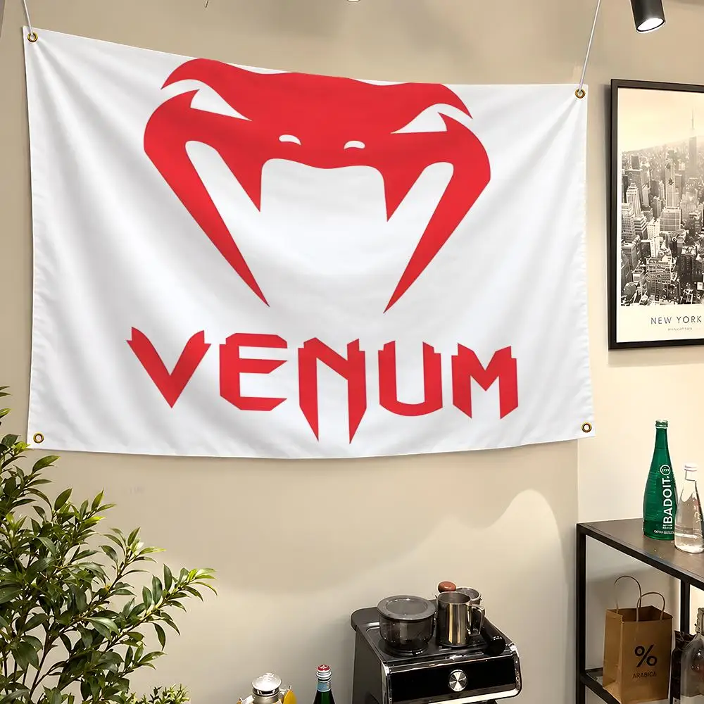 Brand V-Venum UFC MMA Snake Fightwear Flags Wall Hanging Flag Banners For Birthday Parties Outdoor Bedroom Dorm Room Decor
