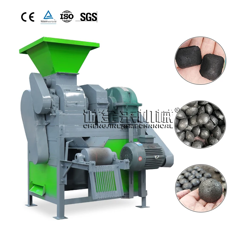 

BBQ Charcoal Ball Briquette Production Line Machine Compressed Charcoal Coal Briquette Making with Motor Engine Core Components