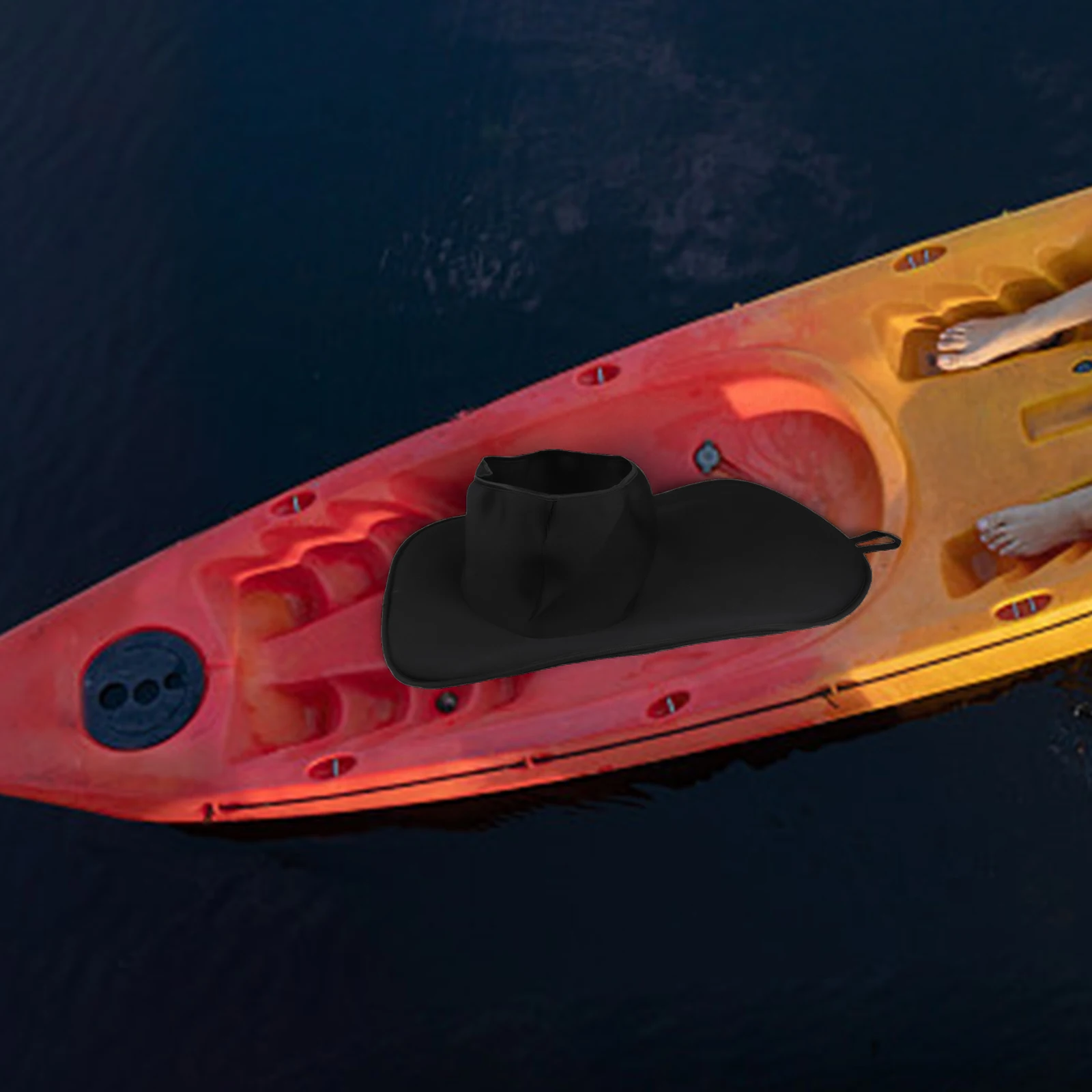 

Canoe Deck Cover Kayaking Waterproof Skirt Suitable For 90x52cm Cockpit Easy To Dry Effective Water Resistance