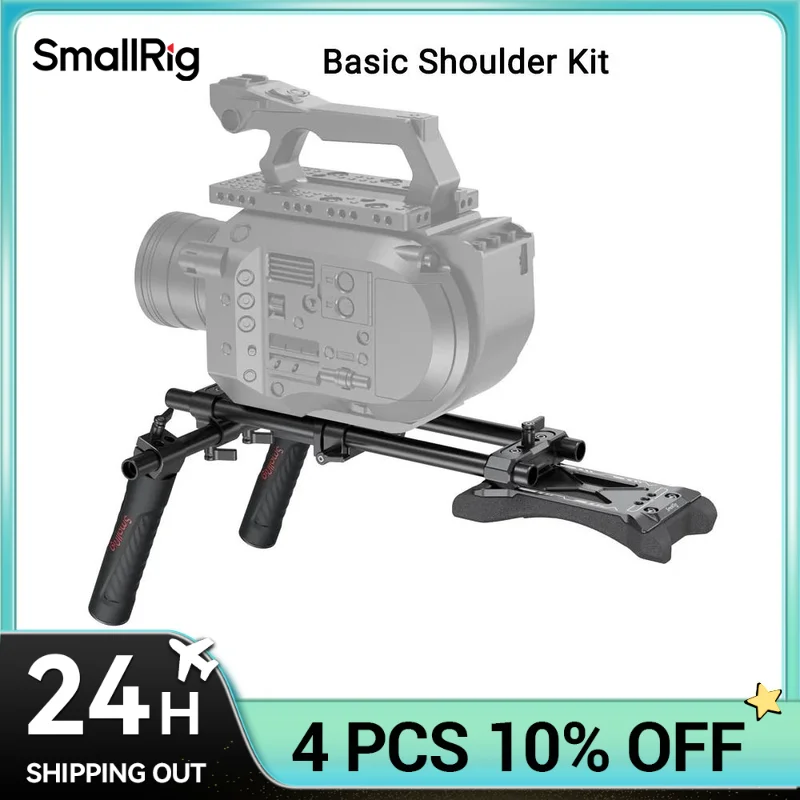 SmallRig Universal Basic Camera Shoulder Mount Kit for DSLR, Mirrorless, and Small Camera Shoulder Rig - 2896C