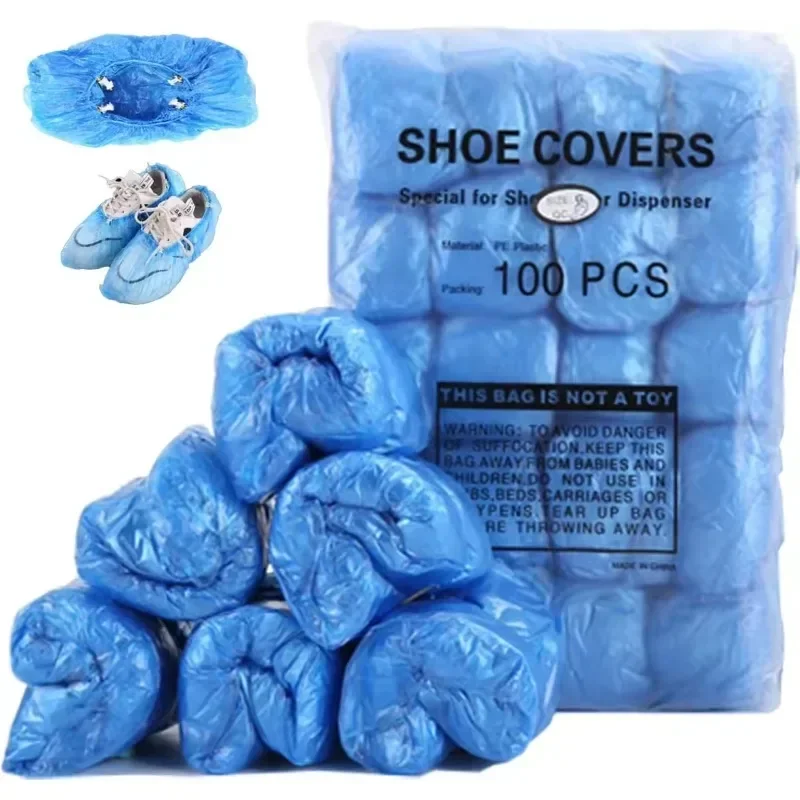 Disposable Shoe Covers T-buckle Anti-slip Applicable Machine Using For Laboratories