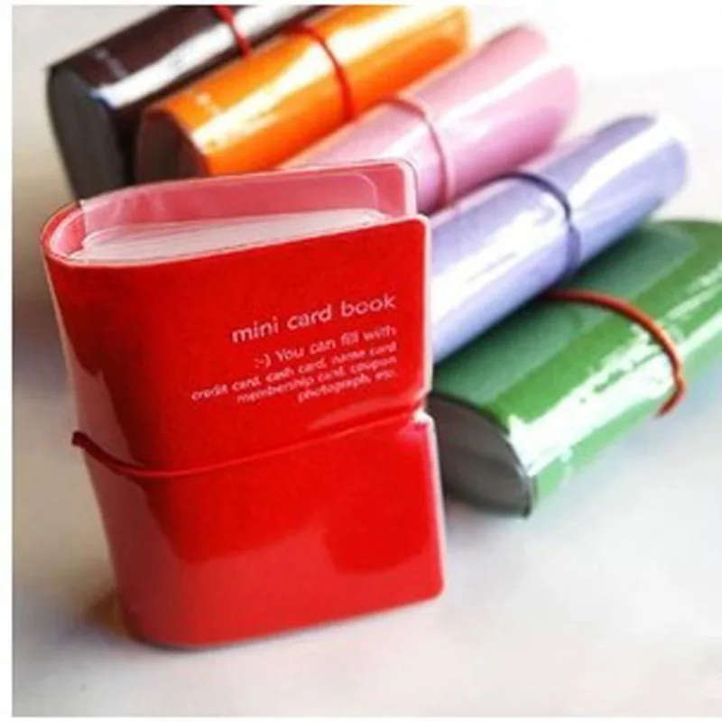 Candy Colors Pastel PVC Kpop Photo Card Holder Set Cute Creative Slim Card Protector for Credit Cards ID Travel Organization