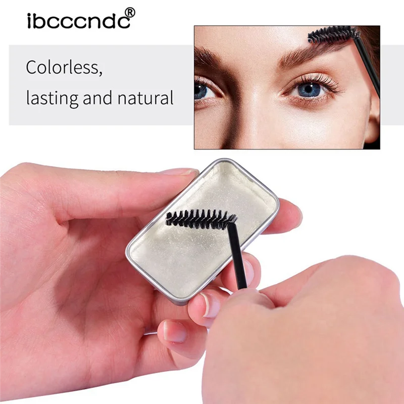 Ibcccndc 3D Feathery Brow Styling Soap Lamination Setting Gel Waterproof Long Lasting Brows Tint Eyebrow Gel Pomade Kit