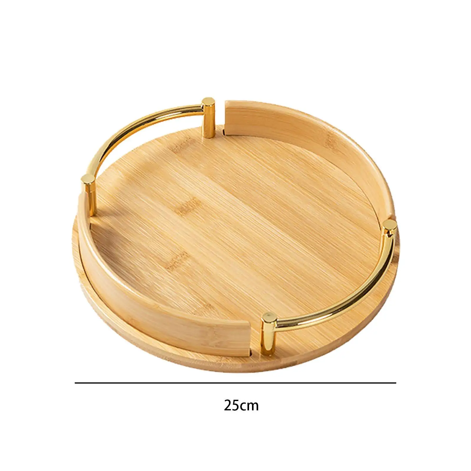 Serving Tray,Simple Easy to Use Stylish Coffee Storage Platter Wooden Tray for Home Countertop Kitchen Restaurant