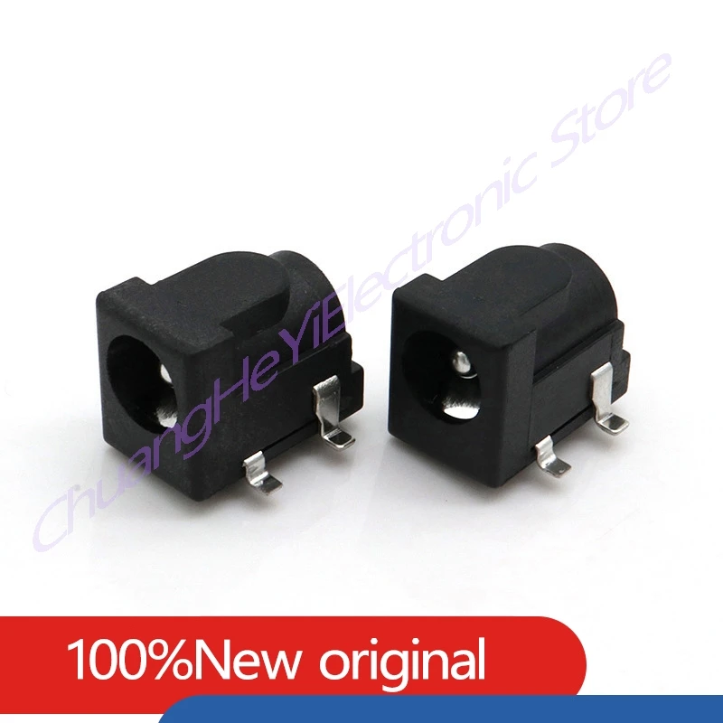 10Pcs/Lot DC-050 SMD DC-005 DC005 5.5*2.1mm/2.5mm DC Power Jack Connector 5.5 x 2.1/5.5 x 2.5 mm Socket DC Female Plug DC050