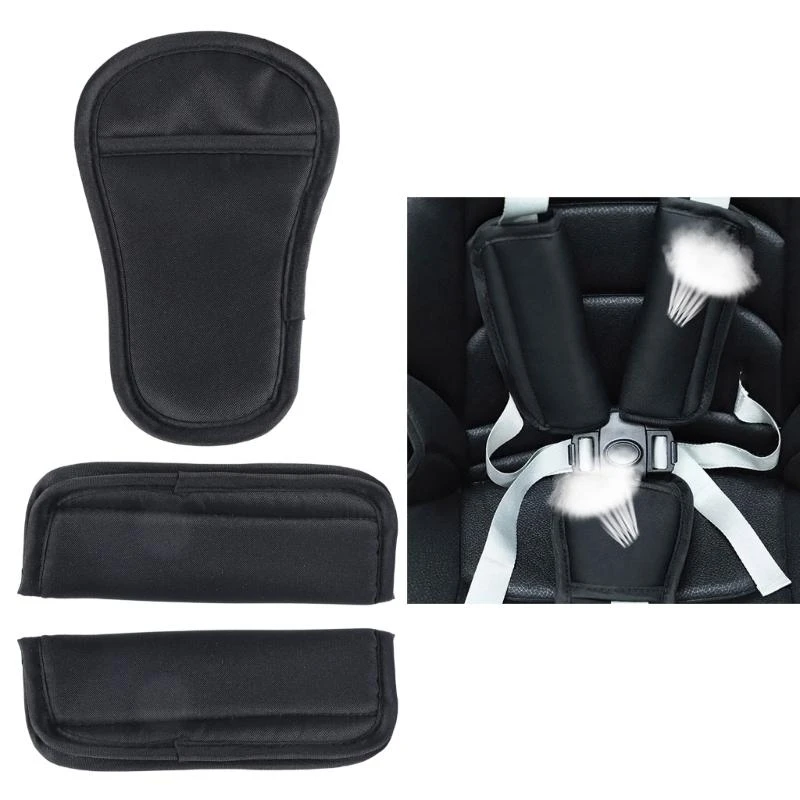 

Baby Stroller Shoulder Pad Set Safe & Comfortable Baby Pram Shoulder Cushions Soft & Long Servcie Carriages Shoulder Pad