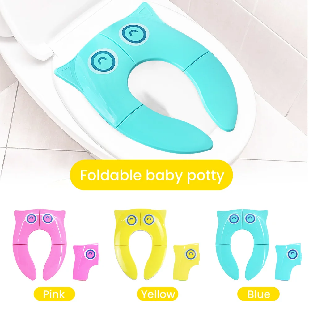 Kids' Portable Folding Potty Seat With Non-slip Mat, Travel-Friendly, Easy To Clean, Ideal For Ages 3-6, Made In China - Perfect