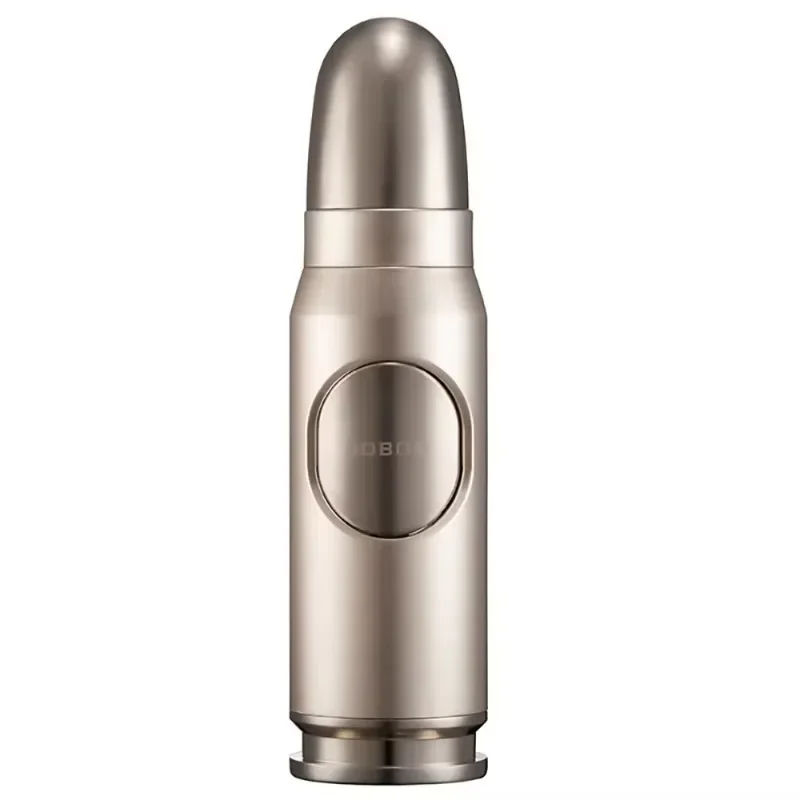JOBON Metal Bullet-Shaped Windproof Butane Lighter with Jet Flame - Ideal Cigar Smoking Accessory & Men's Gifts BBQ image 3