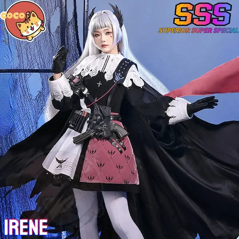 CoCos-SSS Game Arknights Irene Cosplay Costume Game Cos Arknights Stultifera Navis Cosplay Irene Costume and Cosplay Wig