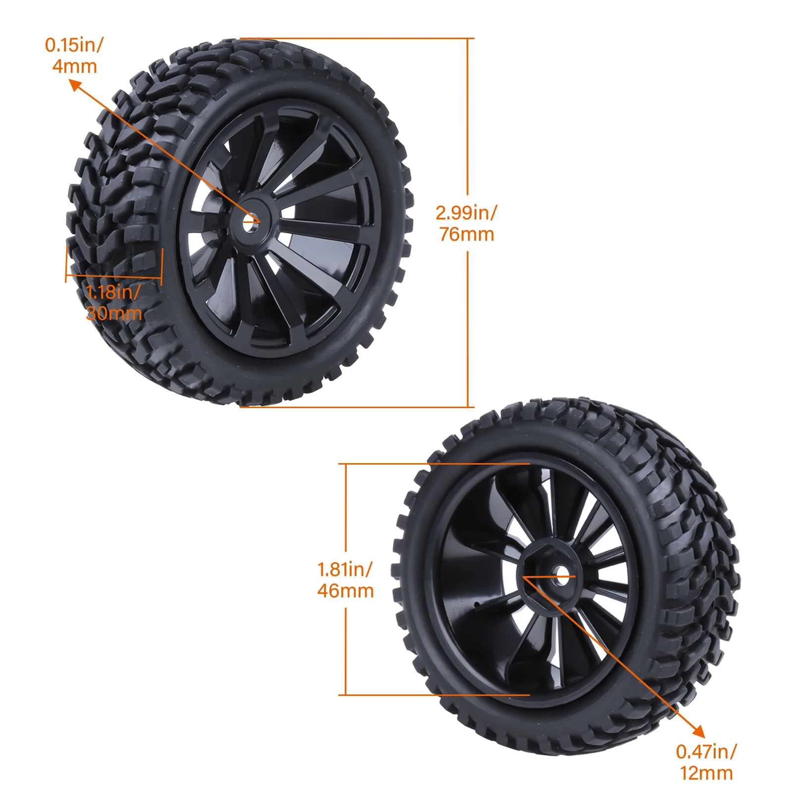 HobbyPark 1/10 RC カータイヤ & ホイール - Tire Insert Foam のレビューと価格