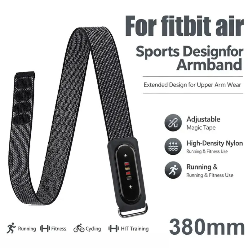 Nylon-Bizeps-Armband für Google Fitbit Air Sport Fitness-Tracker Ersatz-Sportarmband für Workout und Laufen für Fitbit Air Armband – Detail 1