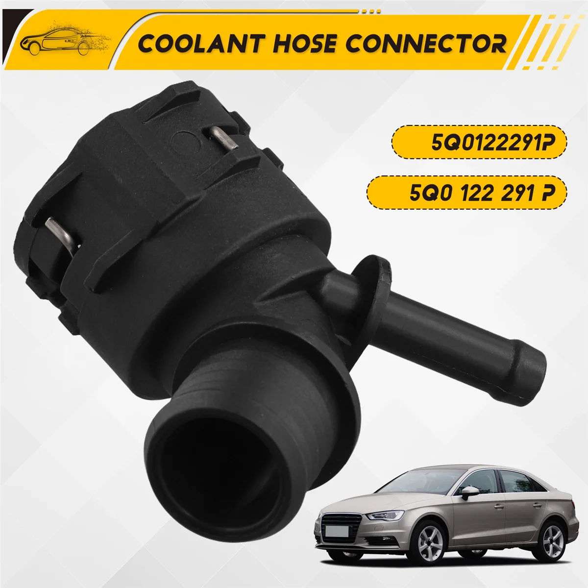 Skoda Octavia 5Q용 Audi A3 S3용 ABZV-냉각수 호스 퀵 커플러 0122291 P 5Q0 122 291 P