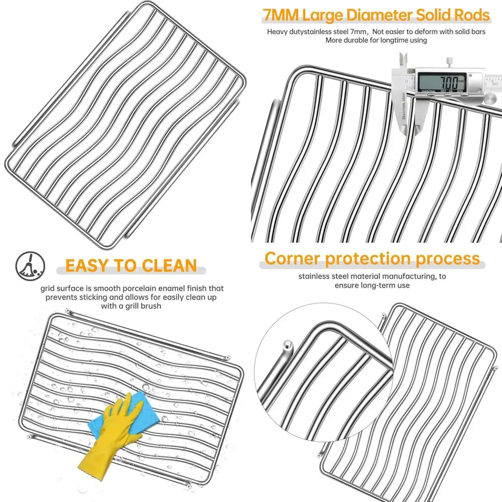 

Grill Cooking Grid Grate for Napoleon LEX485 and Prestige Series Stainless Steel