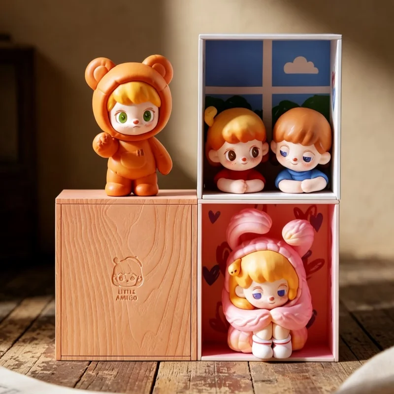 ANMOO A Hidden Comer Series Genuine Blind Box Original Toys Guess Bag Mystery Box Doll Anime Figure Ornament