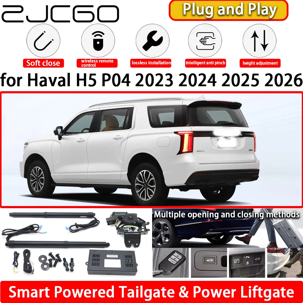 

ZJCGO for Haval H5 P04 2023 2024 2025 2026 OEM Automatic Electric Powered Tailgate Power Liftgate Tail Gate Lift Kit System