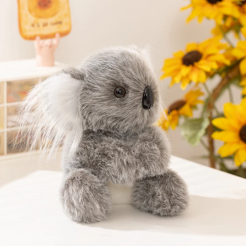 1Pc 19cm Lovely Long Plush Koala Dolls Stuffed Animal Koala Bear Plush Toy Animal Baby Toys Soft Cute for Kids Birthday Gift