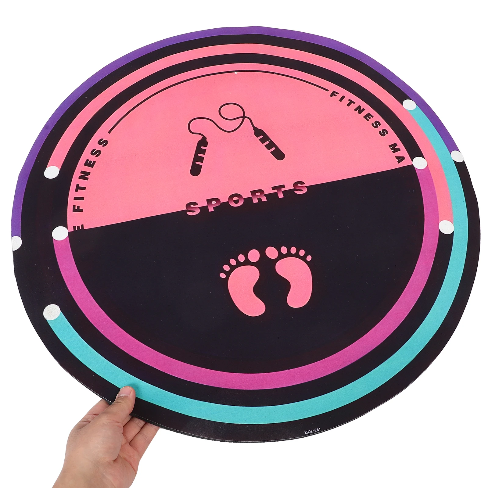 

Skipping Mat Exercise Jumprope Gym for Home along with Yoga Fitness Jumping Sports Soft Silicon Pad Equipment Travel