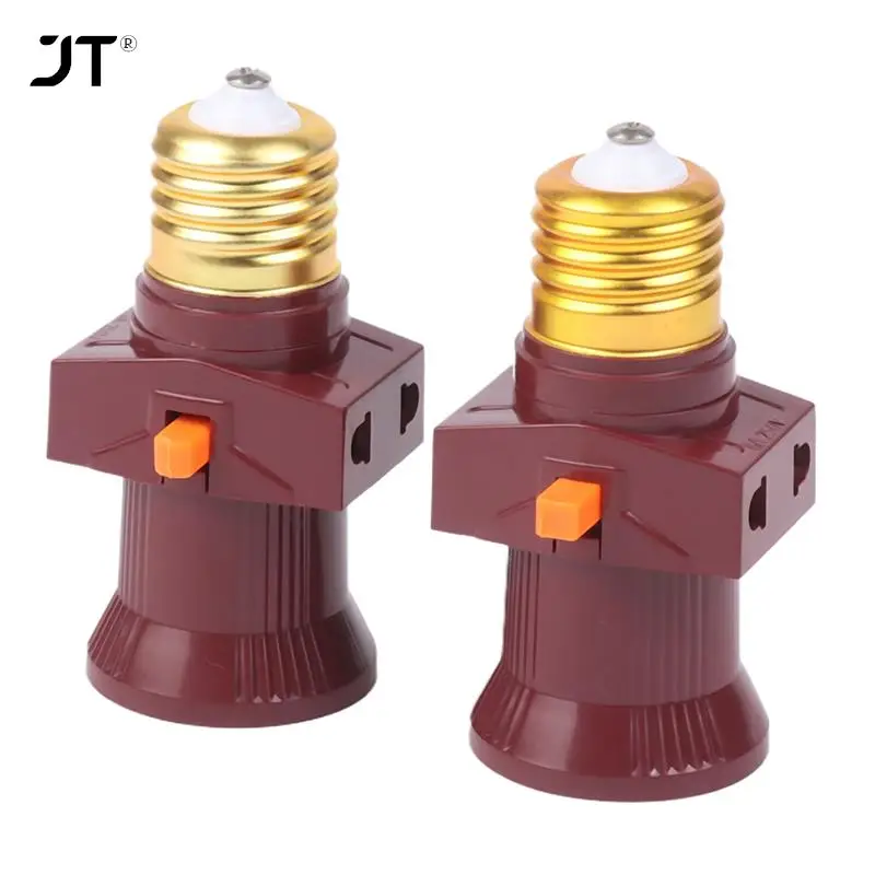 110V- 240V E27 Screw Bulb Holder Convert To With Switch Lamp Socket LED Bulb Adapter With Switch Lamp Bulb Socket Adapter