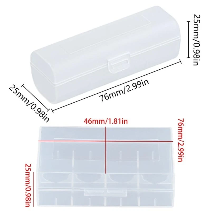 573a Conveniente caja almacenamiento batería 21700 Batería Bolder Box Ranket para 21700