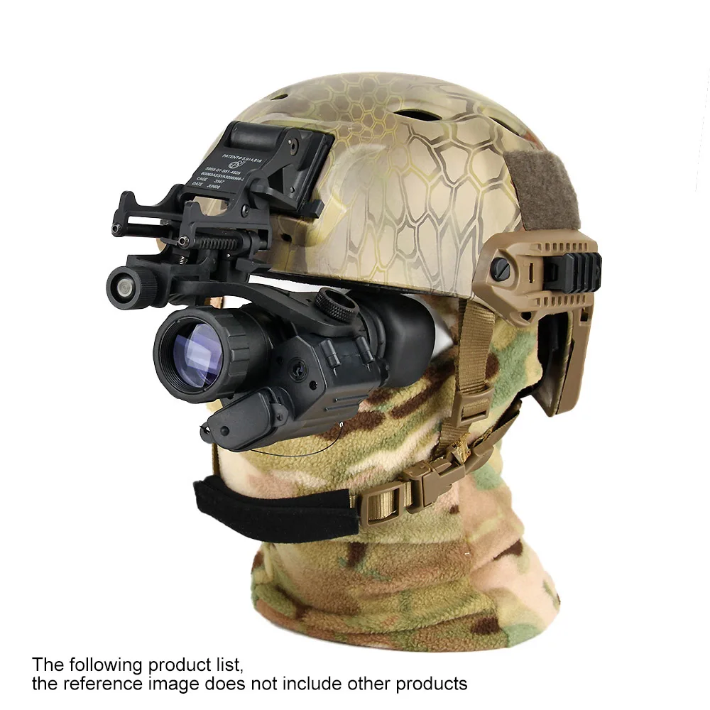 

New PVS-14 Night Vision IR Attachable Helmet Monocular Scope Accessories For Outdoor Hunting HS27-0008