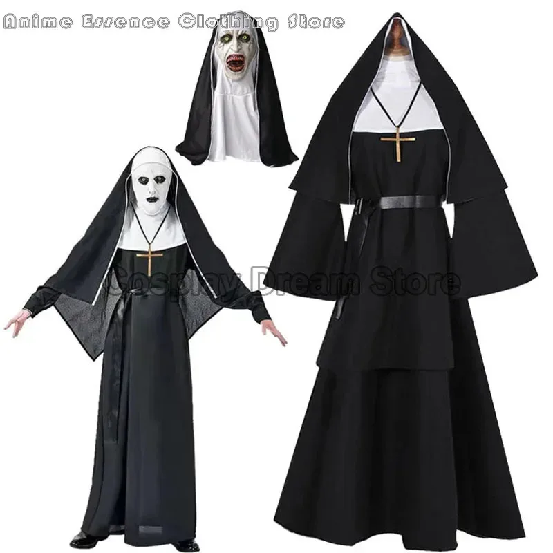 أفلام رعب نون كوسبلاي كروس جوست ذا كونجورينج بلاك للنساء أزياء الهالوين بارتي؛ 3، v'5.t؛ 8،