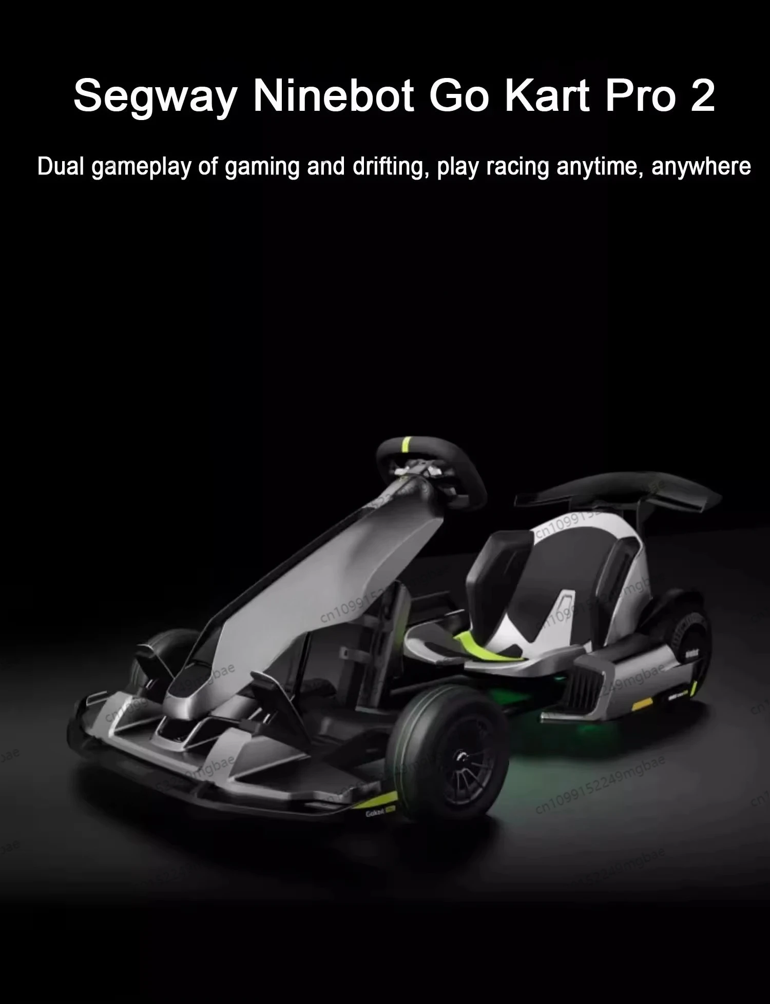2026 Trend High-Speed Racing Kart, 4800W Transformable Pro Frame & Scooter Combo, 43Km/h for Adult Karting