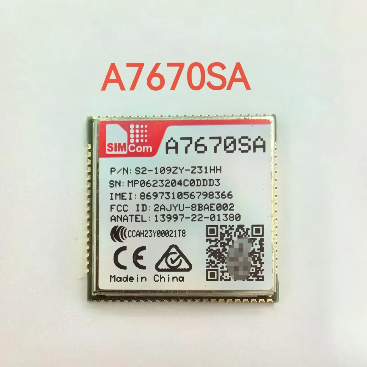 3PCS/lot SIMCOM A7670SA GSM GPRS LTE module A7670SA-LASE A7670SA-FASE A7670SA-LASC