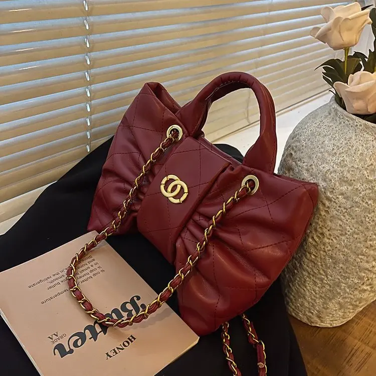 حقيبة مكعبات معالجة لعام 2025، محفظة كتف وكروس متكاملة قابلة للتحويل للنساء، يوم من الجلد النباتي المعماري #2