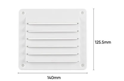 RV exhaust window outlet Top-mounted exhaust fan Top-mounted circular exhaust vent louver outlet