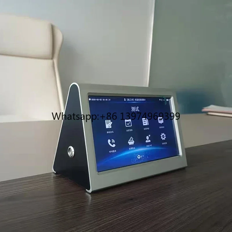 7-Inch Electronic Wireless E Ink Display Nameplate Large Digital Label Paperless Conference Voting Solution factory