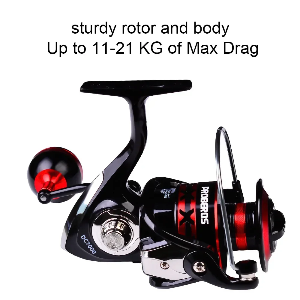 2024 New Max Drag Power 21KG Fishing Reel Carbon Washer Fishing Spinning Reel Spinning Baitcasting Reel Carp Fishing Lure Reels